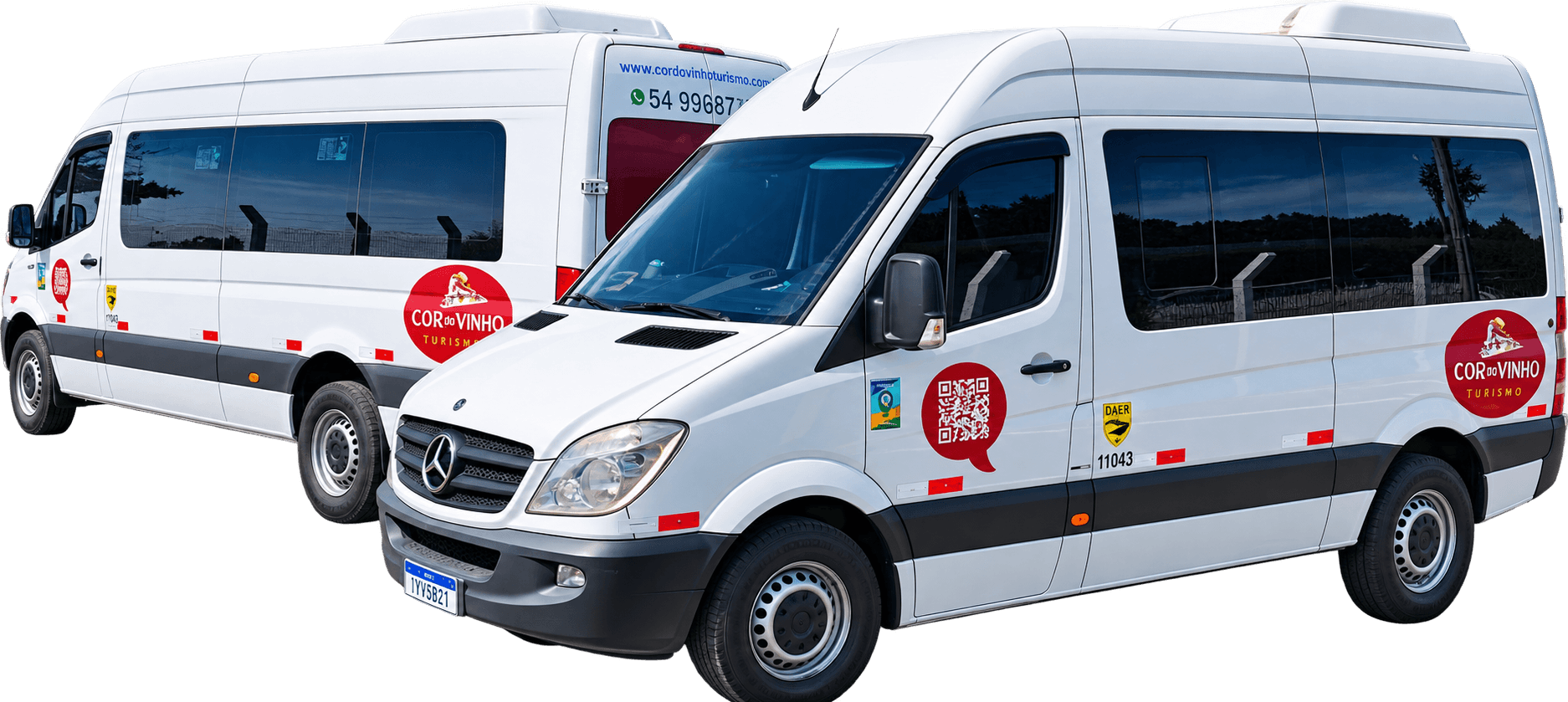 Frota de vans da Cor de Vinho Turismo